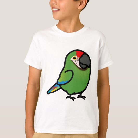 Chubby Militaire Macaw T-shirt (Voorkant)