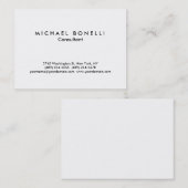 Chubby Modern Minimalist Consultant Visitekaartje (Voorkant / Achterkant)