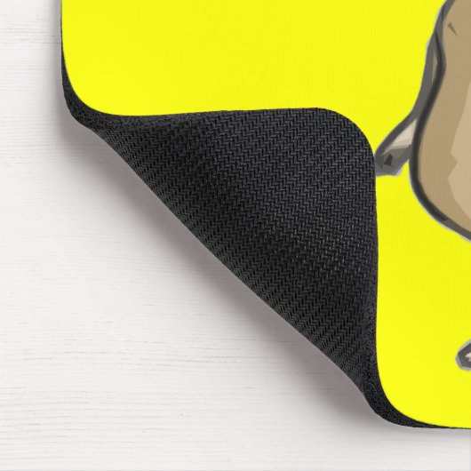 Chubby Monkey Mousepad Muismat (Hoek)