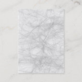 Chubby Monogram Gray Red Professional Visitekaartje (Achterkant)