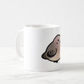 Chubby Mourning Dove Koffiemok (Voorkant links)