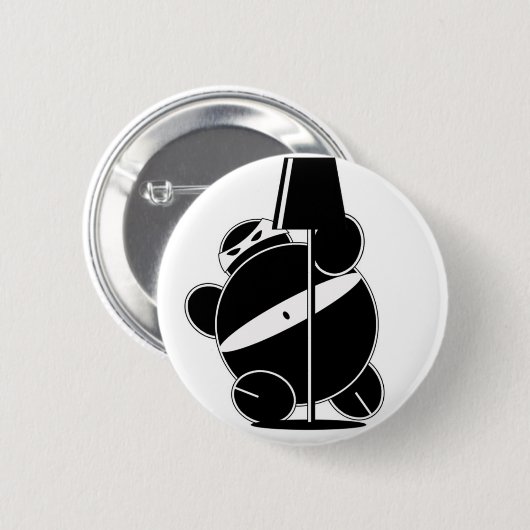 Chubby Ninja - Stealthy Button (Voorkant /achterkant)