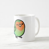 Chubby Oranje lovebird Koffiemok (Voorkant rechts)