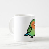 Chubby Oranje lovebird Koffiemok (Voorkant links)