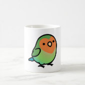 Chubby Oranje lovebird Koffiemok (Center)