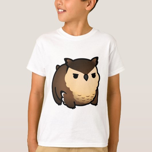 Chubby Owlbeer T-shirt (Voorkant)