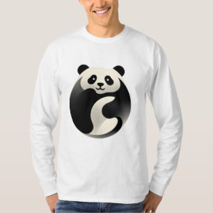 Chubby Panda - Schattigheid in zwart en wit T-shirt