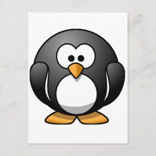 Chubby Penguin Briefkaart