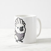Chubby Plucker Umbrella Cockatoo Koffiemok (Voorkant rechts)