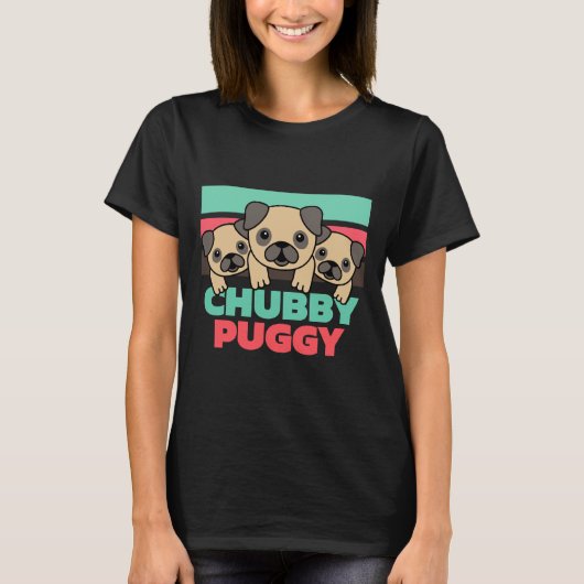 Chubby Puggy Classic  1002 T-shirt (Voorkant)