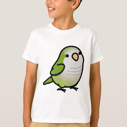 Chubby Quaker Parrot T-shirt (Voorkant)