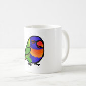Chubby Rainbow Lorikeet Koffiemok (Voorkant rechts)
