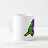 Chubby Rainbow Lorikeet Koffiemok (Voorkant links)