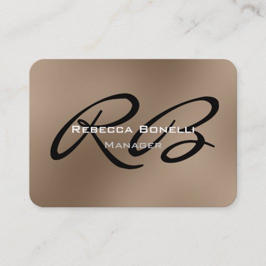 Chubby Rounded Corner Manager Visitekaartje (Voorkant)