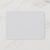 Chubby Rounded Corner Professional Visitekaartje (Achterkant)