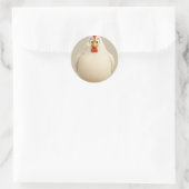 Chubby Schattige Cartoon Chicken Sticker (Tas)