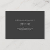 Chubby Size Hairdresser Professional Visitekaartje (Achterkant)