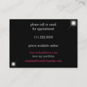 Chubby Sparkle & Shine Zebra : Visitekaartjes (Achterkant)