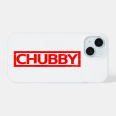 Chubby Stamp iPhone 15 Case (Achterkant horizontaal)