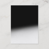 Chubby Stijlvol Monogram Zwart Grijs Visitekaartje (Achterkant)