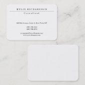 Chubby Stijlvolle Classic White Professional Creat Visitekaartje (Voorkant / Achterkant)