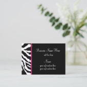 Chubby-template voor visitekaartjes **Vet (Staand voorkant)