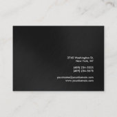 Chubby Trendy Gray Attractive Visitekaartje (Achterkant)