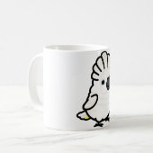 Chubby Umbrella Cockatoo Koffiemok (Voorkant links)