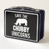 Chubby Unicorn Funny Sarcasm Awareness Rhinos (Voorkant)