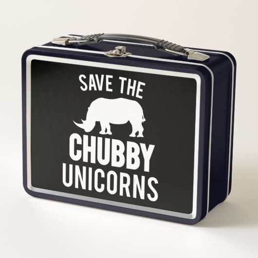 Chubby Unicorn Funny Sarcasm Awareness Rhinos (Voorkant)