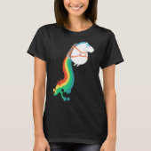 Chubby Unicorn Rainbow Jetpack T-shirt (Voorkant)
