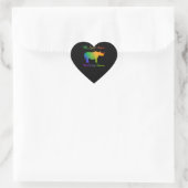 Chubby Unicorn Rhino Funny Cute Schattig AnimaC Hart Sticker (Tas)