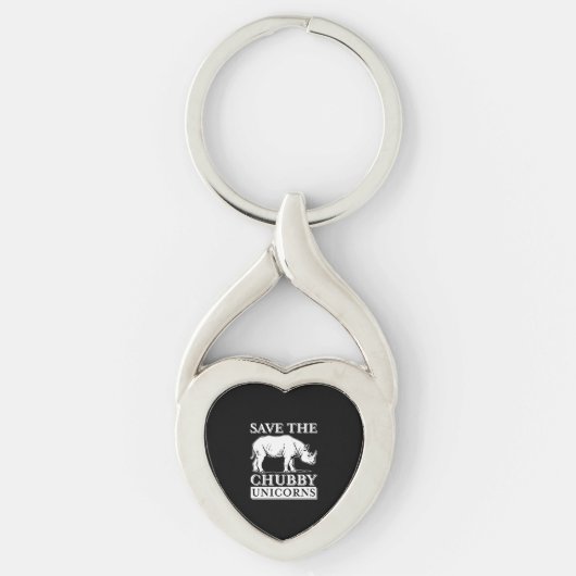 Chubby Unicorns Sleutelhanger (Voorkant)
