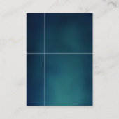 Chubby Vertical Blue Pattern Visitekaartje (Achterkant)