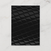 Chubby Vertical Grey Pattern Green Visitekaartje (Achterkant)