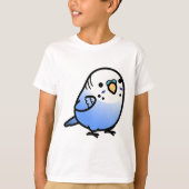 Chubby Violet Budgie T-shirt (Voorkant)