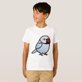 Chubby Violet Indian Ringneck Parkiet T-shirt (Voorkant volledig)
