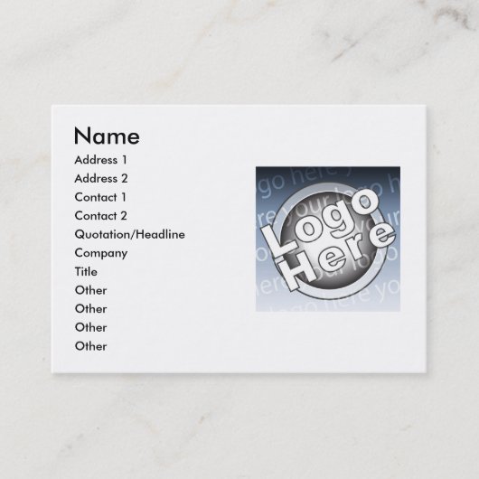 Chubby Visitekaartje (Voorkant)