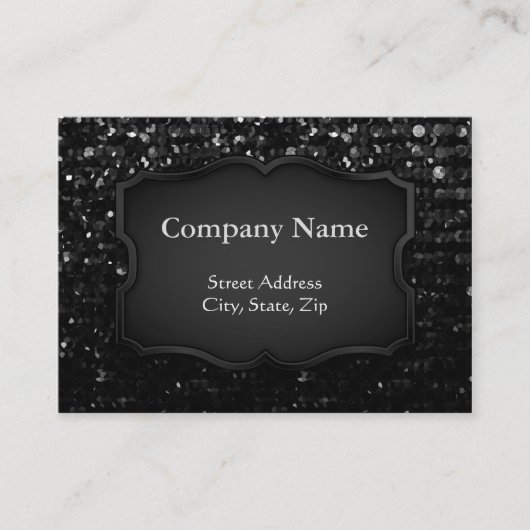 Chubby Visitekaartje Crystal Bling Strass (Voorkant)