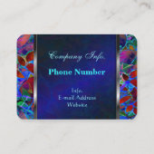 Chubby Visitekaartje Floral Abstract Glas in lood (Achterkant)