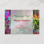 Chubby Visitekaartje Floral Abstract kunstwerk (Achterkant)