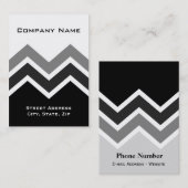 Chubby Visitekaartje Zig Zag Chevron Pattern (Voorkant / Achterkant)