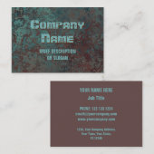 Chubby voor het afdrukken van corrosie-"koper" visitekaartje (Voorkant / Achterkant)