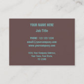 Chubby voor het afdrukken van corrosie-"koper" visitekaartje (Achterkant)