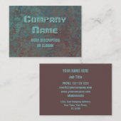 Chubby voor het afdrukken van corrosie-"koper" visitekaartje (Voorkant / Achterkant)