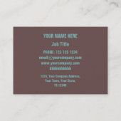 Chubby voor het afdrukken van corrosie-"koper" visitekaartje (Achterkant)