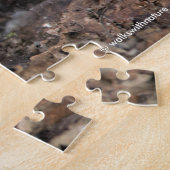 Chubby White-Crowned Sparrow in the Winter Sun Legpuzzel (Zijkant)