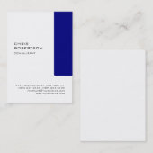 Chubby White Navy Blue Attractive Visitekaartje (Voorkant / Achterkant)