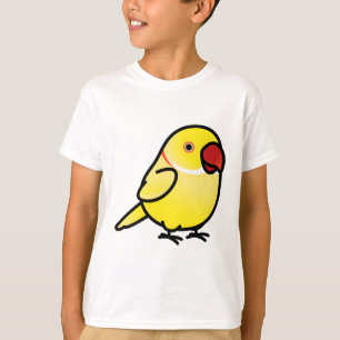 Chubby Yellow Lutino Indian Ringneck Parkiet T-shirt