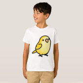 Chubby Yellow Quaker Parrot T-shirt (Voorkant volledig)